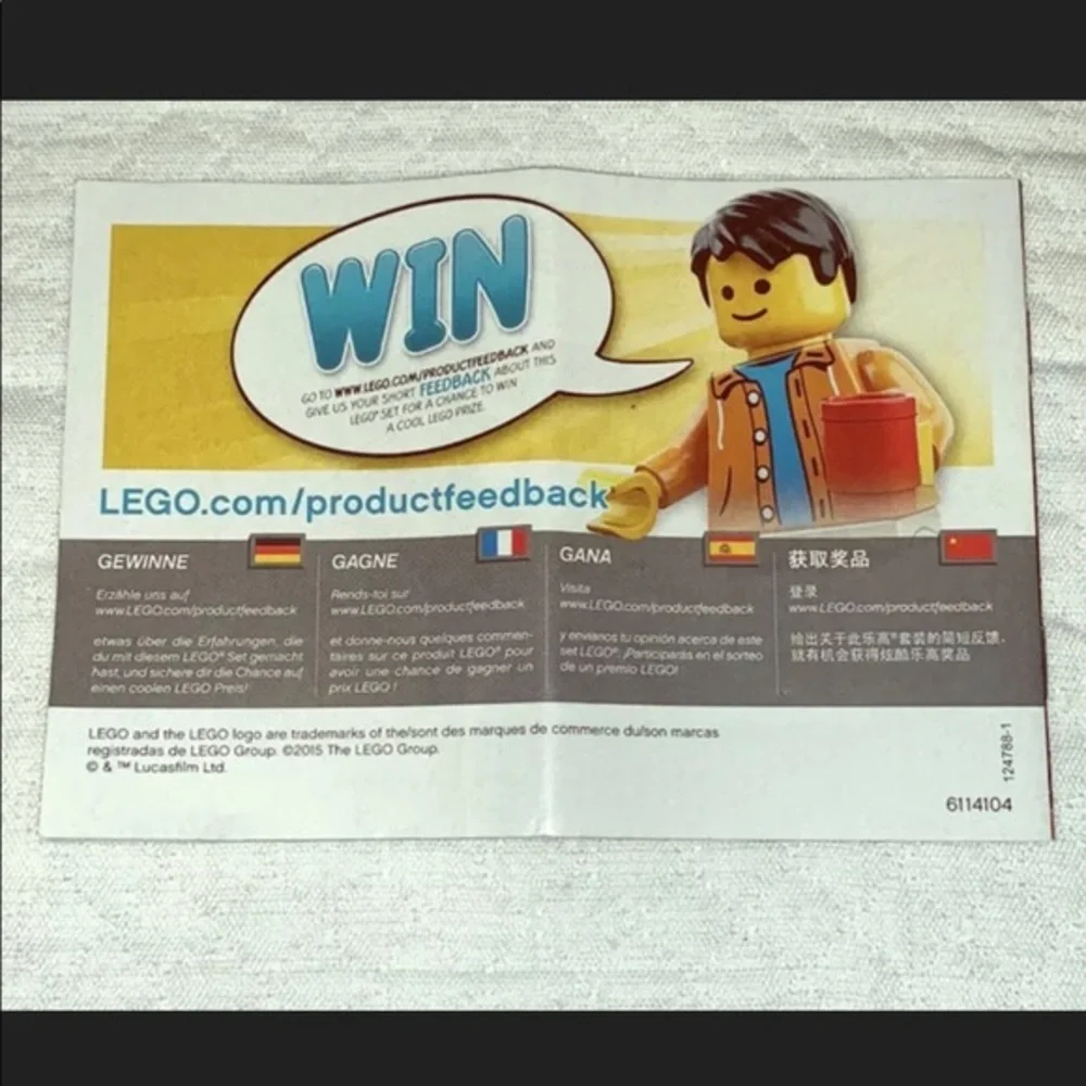 Lego Star Wars 75088 Manuel only